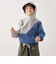 SHIPS any:〈洗濯機可能〉デザイン ポンチ プルオーバー パーカー <KIDS>◇