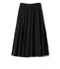 SHIPS Primary Navy Label:〈手洗い可能〉アシメ タック スカート