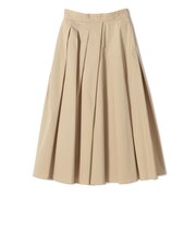 SHIPS Primary Navy Label:〈手洗い可能〉アシメ タック スカート
