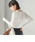 【SHIPS別注】miller: シアー ヘンリー ネック ロング スリーブ TEE
