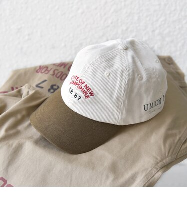 【SHIPS別注】WHITE FIELD:ロゴキャップ