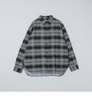 City Ambient Products: 〈洗濯機可能〉レギュラー プリント フランネル チェック シャツ