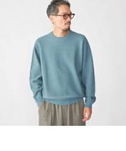 SHIPS:〈手洗い可能〉TEXBRID(R) コットン ウール ピケ クルーネック ニット