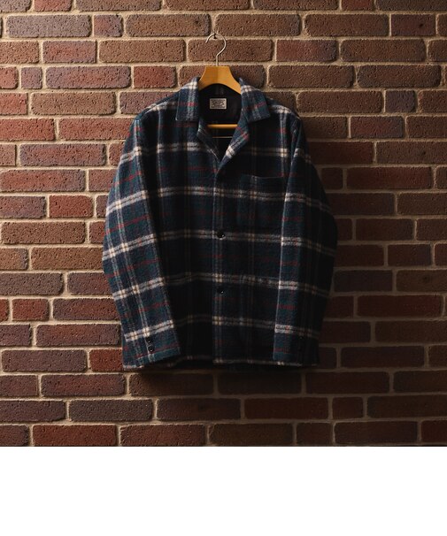 SHIPS: AUTHENTIC シャギー ネル シャツ ジャケット