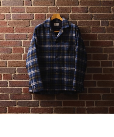SHIPS: AUTHENTIC シャギー ネル シャツ ジャケット
