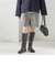 〈手洗い可能〉ウォッシャブル ウール チェック ハーフ パンツ