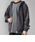 SHIPS any: CLASSY バックタック スウェット ジップ パーカー◇