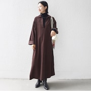 【WEB限定】〈洗濯機可能〉スキッパー コーデュロイ ワンピース