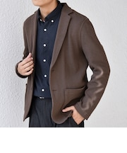 SHIPS any:〈洗濯機可能〉TEXBRID(R) タックハニカム ニッティング ジャケット 25AW◇