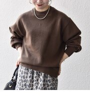 SHIPS any: French Merino ウール クルーネック ニット◇
