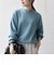 SHIPS any: LOUNGE FOX シャギー セミモックネック ニット◇