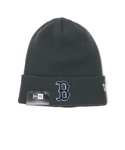 NEW ERA: ベーシック MLB ロゴ 刺繍 ニットキャップ
