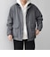SHIPS any:〈撥水/防風等〉多機能 中綿 2トーン スタンド ブルゾン 25AW◇