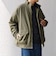 SHIPS any:〈撥水/防風等〉多機能 中綿 2トーン スタンド ブルゾン 25AW◇