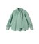 SHIPS Primary Navy Label:ストレッチ ギンガム ボウタイ ブラウス