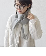 カシミヤ リバーシブル マフラー