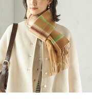 カシミヤ リバーシブル マフラー