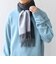 SHIPS any: サープラスヤーン ウール カシミヤ リバーシブル ソリッド マフラー◇