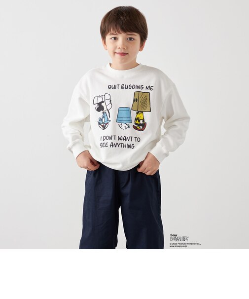 SHIPS any: SNOOPY コラボ NOT THERE グラフィック プリント スウェット <KIDS>