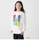 SHIPS any: SNOOPY コラボ 75th ブロック グラフィック プリント スウェット <KIDS>