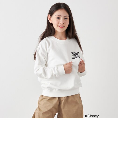 SHIPS any: /ミッキーマウス/ ワンポイント スウェット <KIDS>