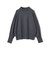 SHIPS Primary Navy Label:MERINO WOOL ハイネック ドルマン ニット