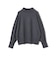 SHIPS Primary Navy Label:MERINO WOOL ハイネック ドルマン ニット