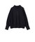 SHIPS Primary Navy Label:MERINO WOOL ハイネック ドルマン ニット