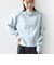 【WEB限定】〈手洗い可能〉バルフィー ロング シャギー ボトルネック プルオーバー