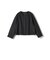 SHIPS Primary Navy Label:ウール ジャージー ノーカラー ジャケット