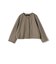SHIPS Primary Navy Label:ウール ジャージー ノーカラー ジャケット