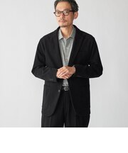SHIPS:〈手洗い可能〉トリコット コーデュロイ ジャケット (セットアップ対応)