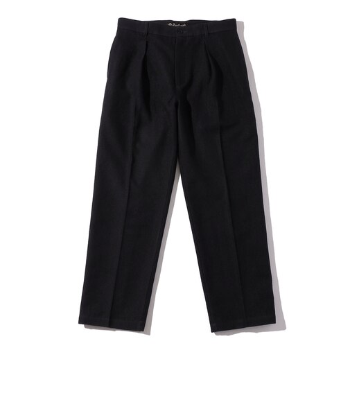 Southwick:〈セットアップ対応〉Gate Label フェルテッド 1プリーツ スラックス