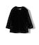 SHIPS Primary Navy Label:フェイク ファー ノーカラー ハーフ コート
