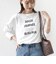 ロング スリーブ プリント TEE