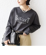 ロング スリーブ プリント TEE
