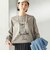 【SHIPS別注】Odub: フォト プリント クロップド ロングスリーブ TEE
