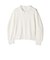 SHIPS Primary Navy Label:〈手洗い可能〉シルク混 レース 襟 プルオーバー