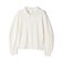 SHIPS Primary Navy Label:〈手洗い可能〉シルク混 レース 襟 プルオーバー