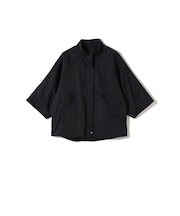 SHIPS Primary Navy Label:スタンドカラー ワイド スリーブ コート
