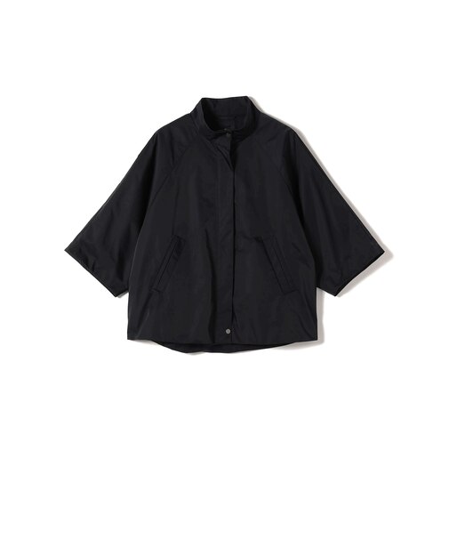 SHIPS Primary Navy Label:スタンドカラー ワイド スリーブ コート