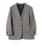 SHIPS Primary Navy Label:カラー レス ジャケット（グレー）