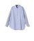 SHIPS Primary Navy Label:クレイジー ストライプ ビッグ シャツ