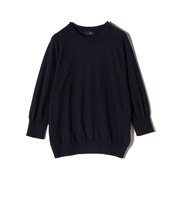 SHIPS Primary Navy Label:〈手洗い可能〉16G SUVIN プルオーバー