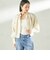 堀田茜×SHIPS:〈接触冷感/撥水/洗濯機可能〉TEXBRID(R) ギャザー ブラウス