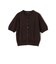 SHIPS Primary Navy Label:〈手洗い可能〉シルク リネン 半袖 カーディガン