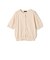 SHIPS Primary Navy Label:〈手洗い可能〉シルク リネン 半袖 カーディガン