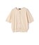 SHIPS Primary Navy Label:〈手洗い可能〉シルク リネン 半袖 カーディガン