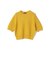 SHIPS Primary Navy Label:〈手洗い可能〉柄編み 5分袖 プルオーバー