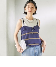 【SHIPS別注】crinkle crinkle crinkle:〈洗濯機可能〉POLO CAMI